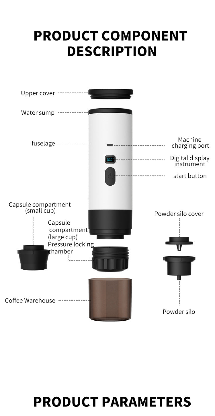 Portable Capsule Coffee Machine